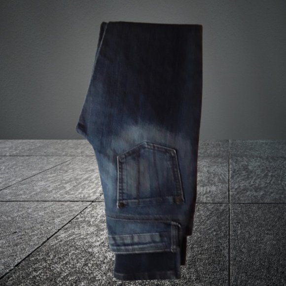 Miley Cyrus Max Azria Straight Leg Jeans Juniors Size 5 - Picture 5 of 9